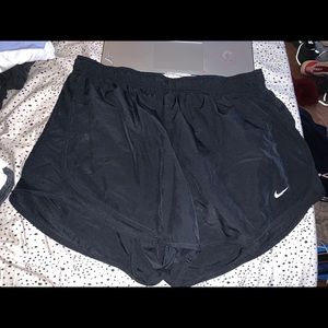 Nike Dri fit shorts all black size XL.